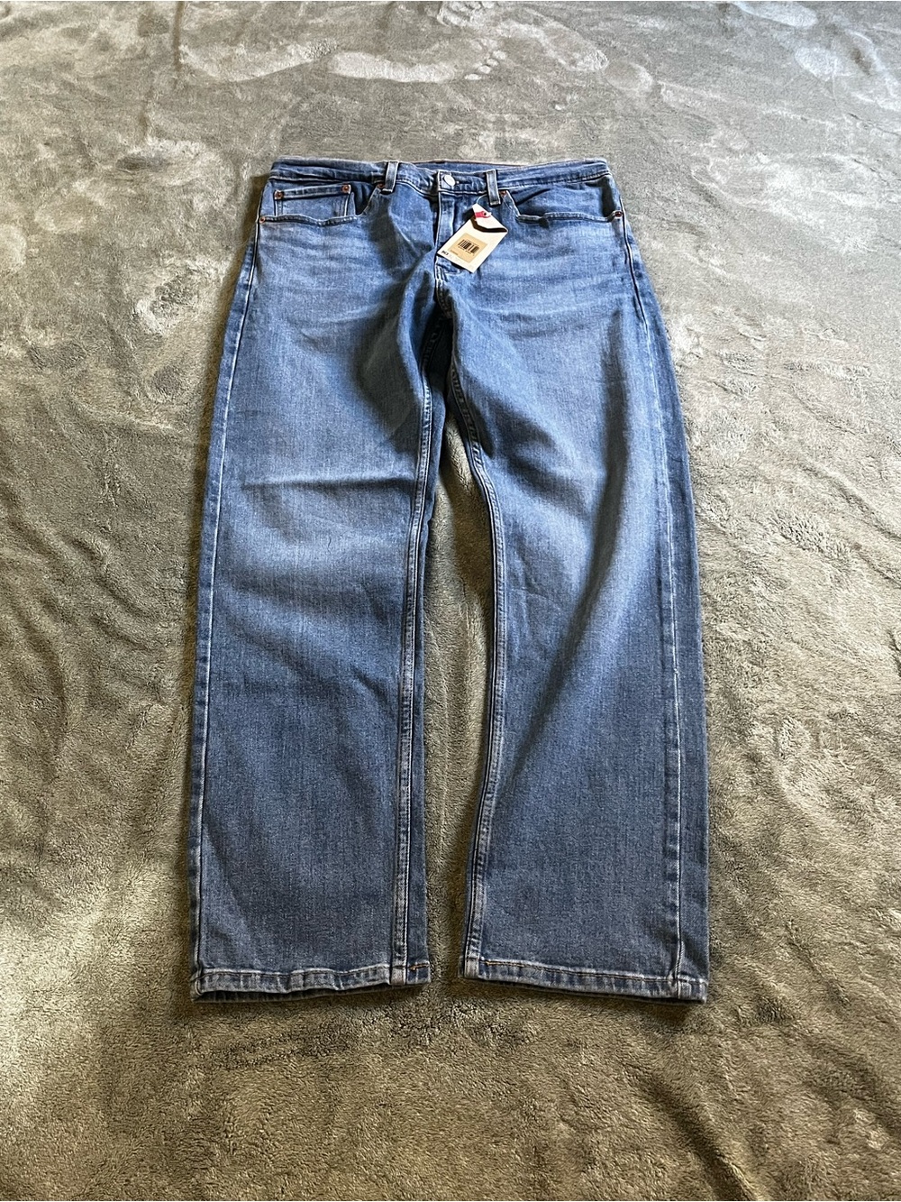 Levi's Relaxed Straight Jeans in Light Blue Denim